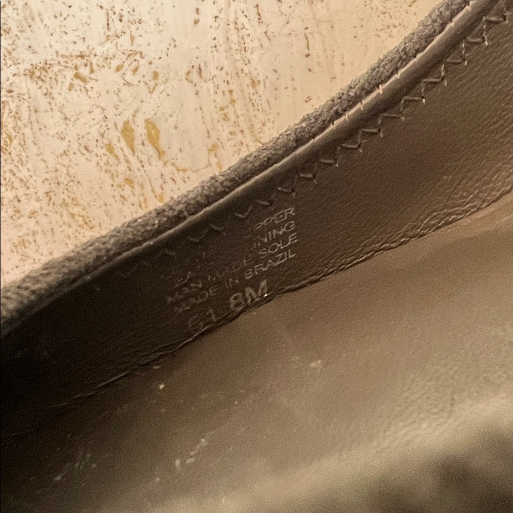 Tory Burch SALLY-SPLIT SUEDE women’s size 8 made in Brazil wedge classic office - Picture 12 of 13